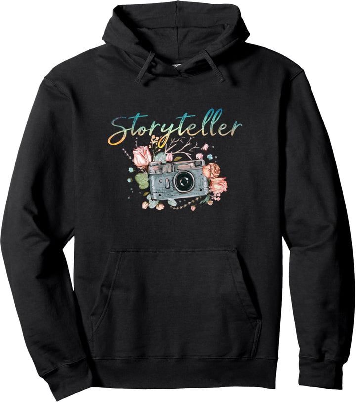 Storyteller Camera Photography Photographer Cameraman Gift Pullover Hoodie