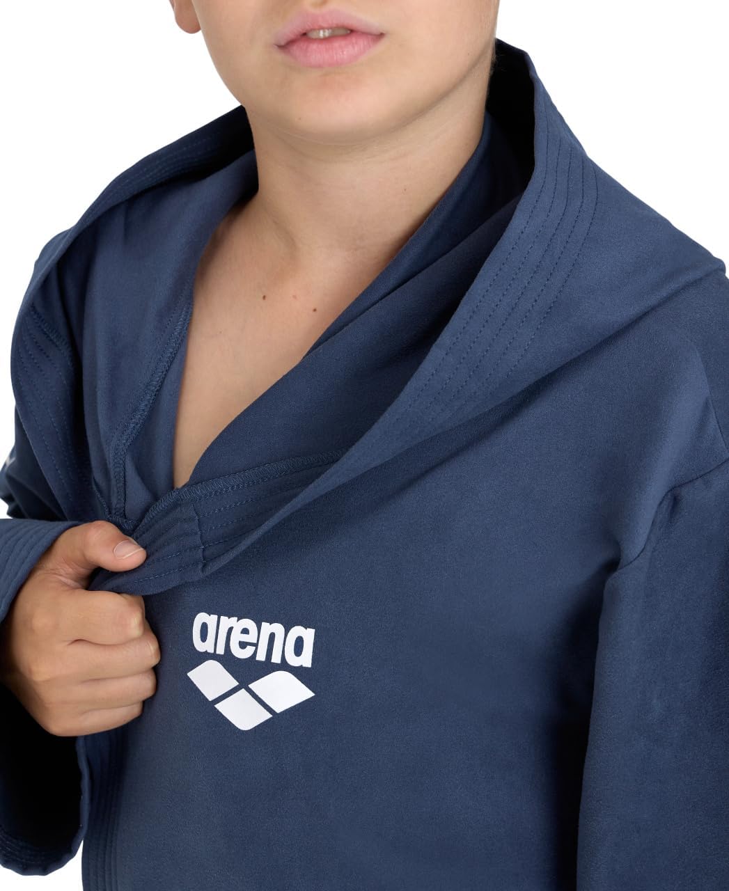 ARENA Jungen Zeal Plus Jr Bademäntel (1er Pack) 8-9 Jahre NAVY-WHITE, 8-9 Jahre NAVY-WHITE