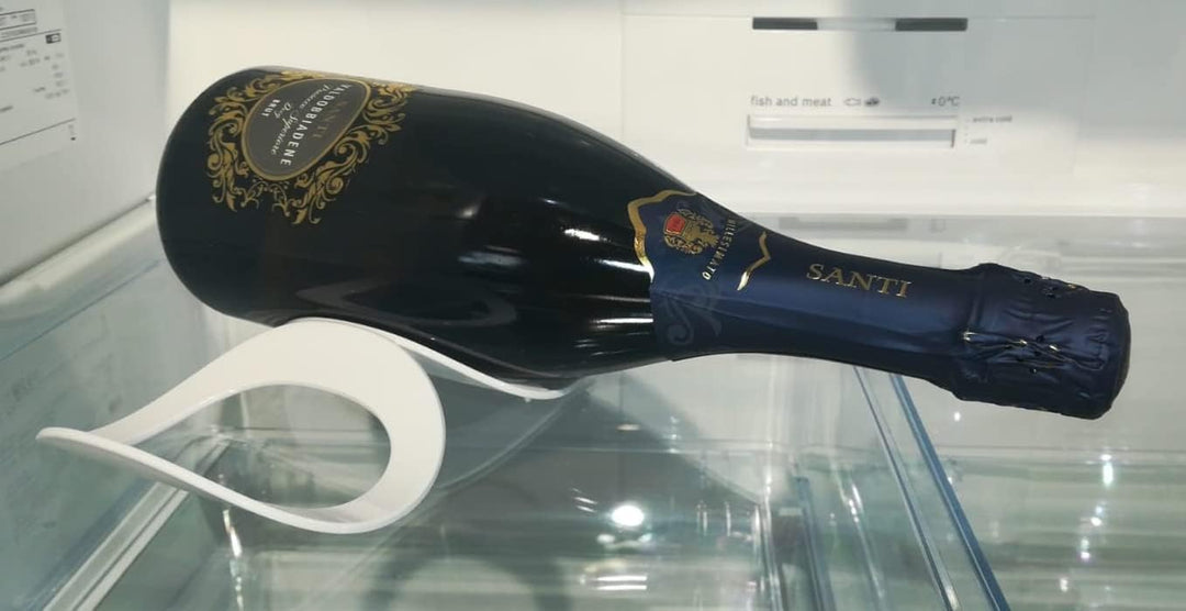 4 Flaschenhalter für Kühlschrank Universal kompatibel Bosch Siemens Neff Gaggenau Miele Liebherr Sam