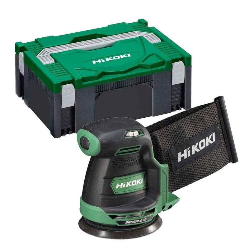 HIKOKI SV1813DAW2Z Exzenterschleifer, 18 V, Durchmesser 125 mm, im Koffer