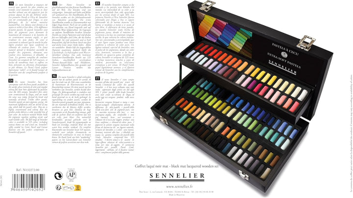 SENNELIER Extraweiches Pastell-Halbstäbchen-Set, 120 Farben, mehrfarbig, 1 stück (1er Pack)