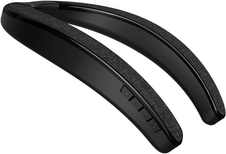 Sarini Tragbarer Bluetooth-Nackenbügel-Lautsprecher, kabelloser Surround-Sound mit Mikrofon für Spor