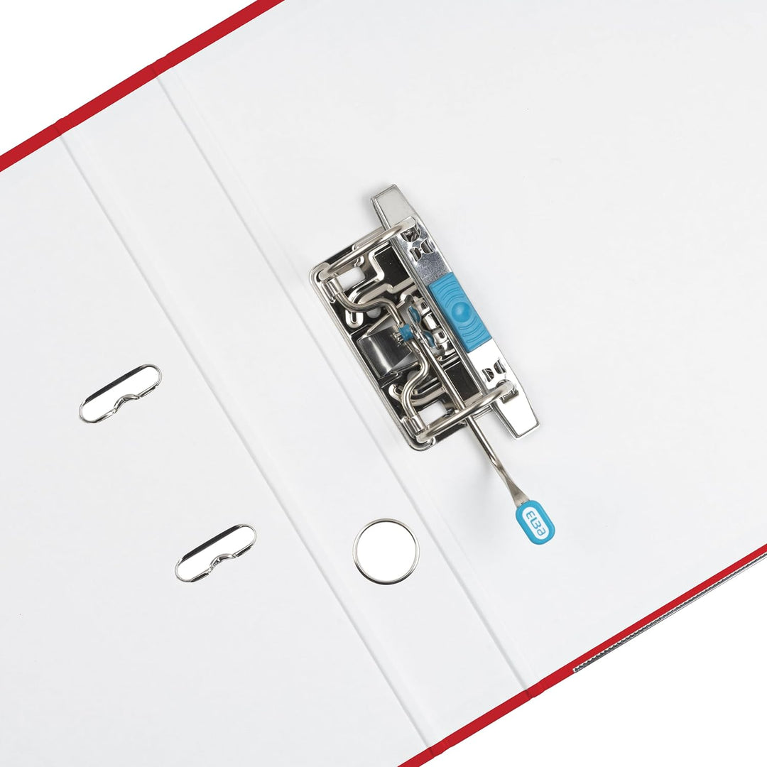 Elba Ordner A4, Smart Pro, 5 cm schmal, Kunststoff aussen, rot, 10 Stück, rot