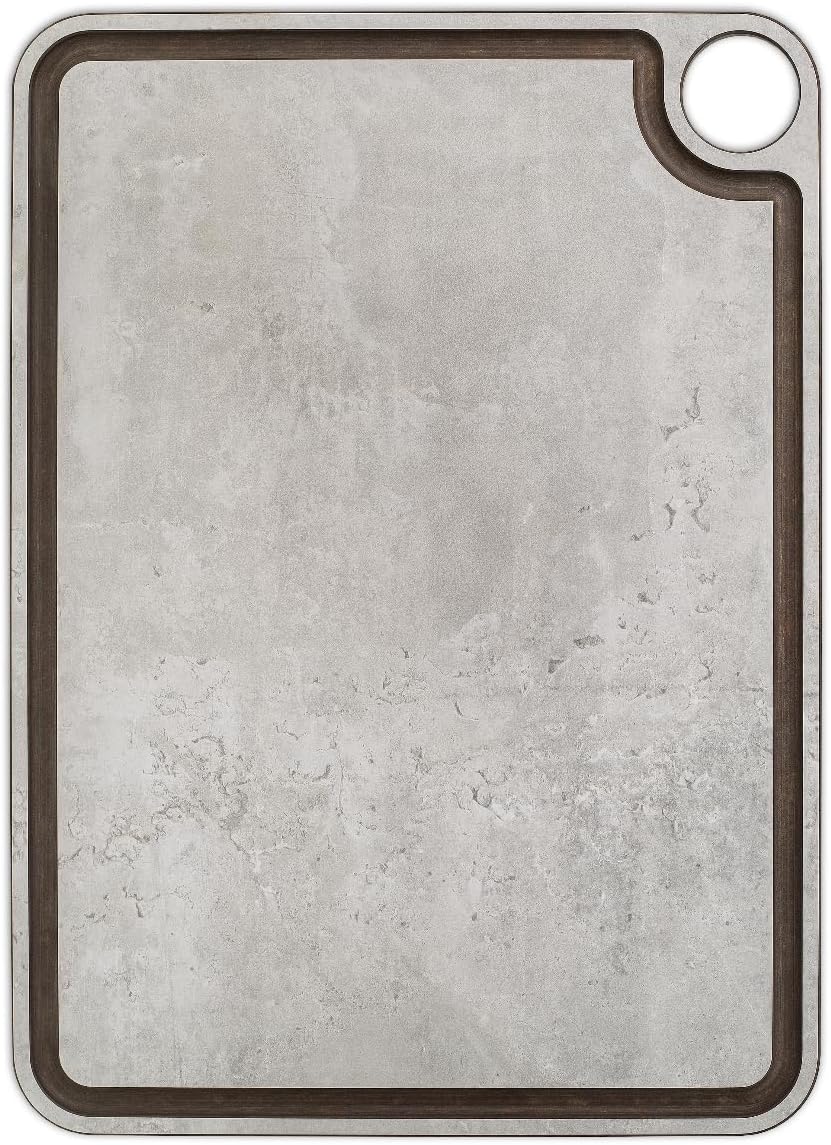 ARCOS Schneidebrett mit Rinne und Aufhänger. Glatte Oberfläche zum Zerkleinern von Lebensmitteln aus