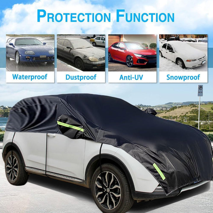 Halbgarage für Auto Windschutzscheibe Abdeckplane Winter Sommer Autoabdeckung wasserdicht Auto halbg