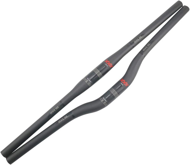 RXL SL 31.8 MTB Downhill Lenker 3K matt Lenker Carbon Riser MTB Lenker Carbon 680mm Rot X-3K matt Ri