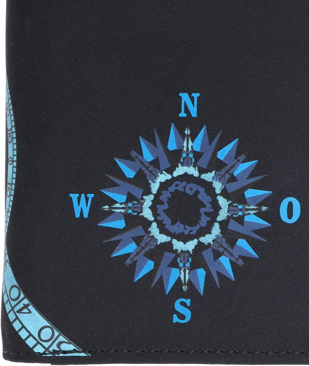 Oxmox Geldbörse New Cryptan Kombibörse Windrose Print Cyan Black schwarz Windrose Print Cyan Black K