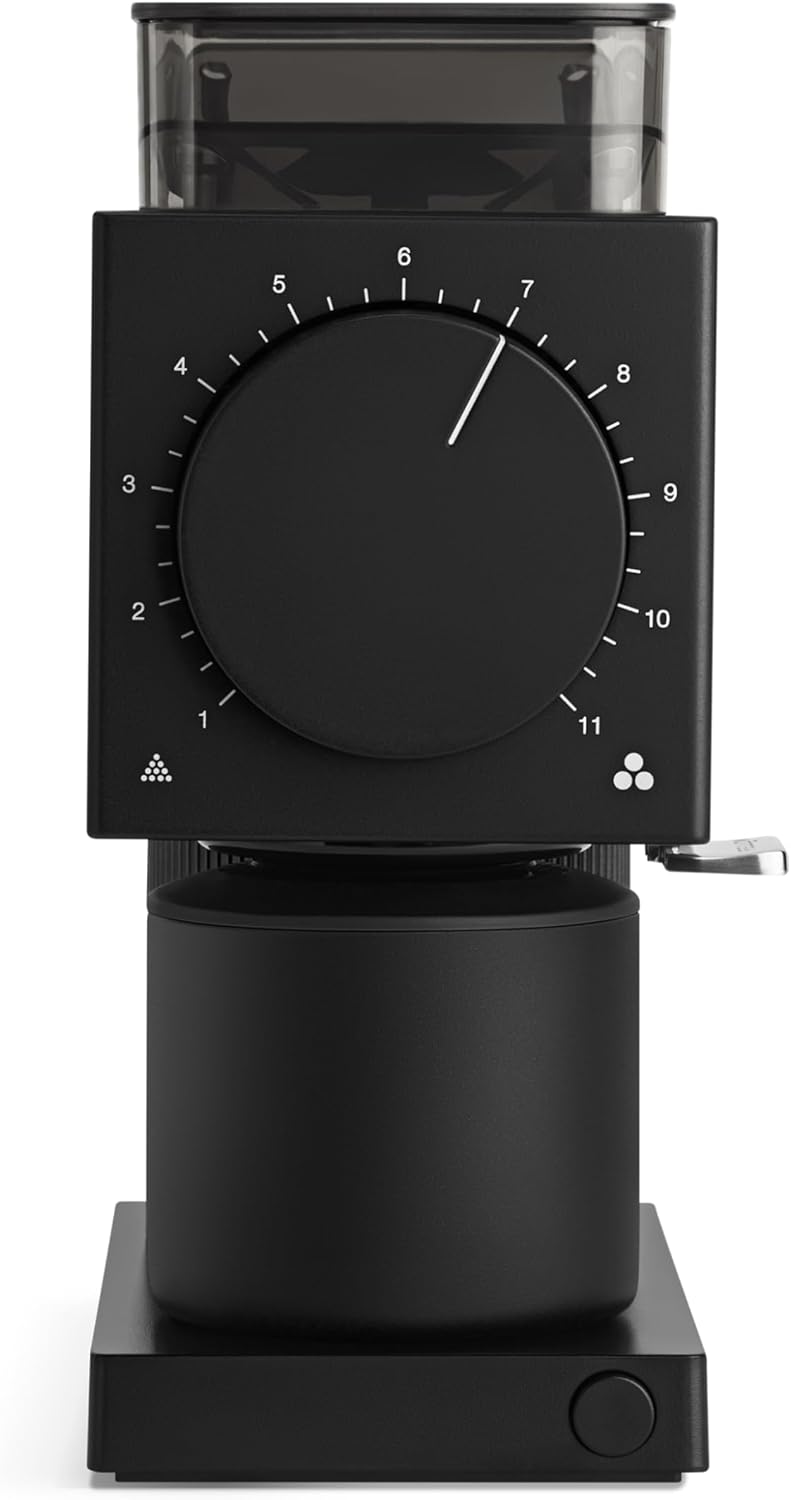 Fellow Ode Gen 2 - Automatische Kaffeemühle, Schwarz, 31 Mahlstufen, Bohnen der 2. Generation, antis