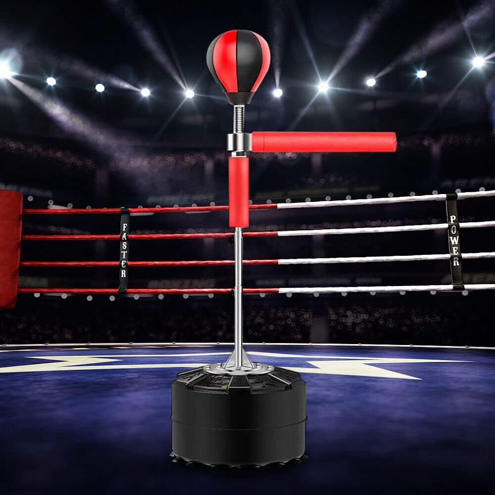 Acesunny Höhenverstellbar Standboxsack Boxen Boxbirne Punchingball Boxball Punching Ball Standboxsac