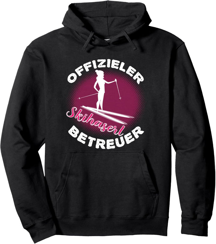 Offizieller Skihaserl Betreuer | Outfit für Skifahrer Pullover Hoodie