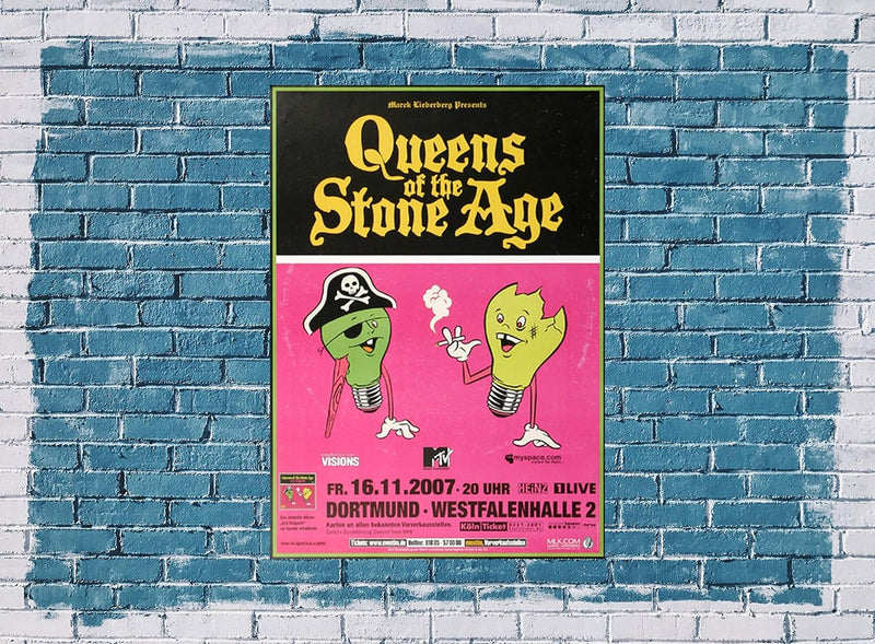 Queens of The Stone Age - Dortmund, Dortmund 2007 » Konzertplakat/Premium Poster | Live Konzert Vera