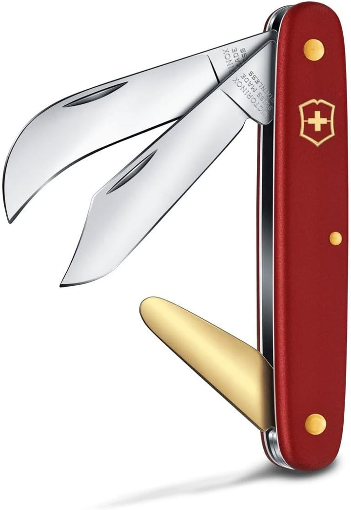 Victorinox, Okulier- und Hakenmesser 3, Garten Taschenmesser, Gärtner und Floristen, Klinge, gebogen