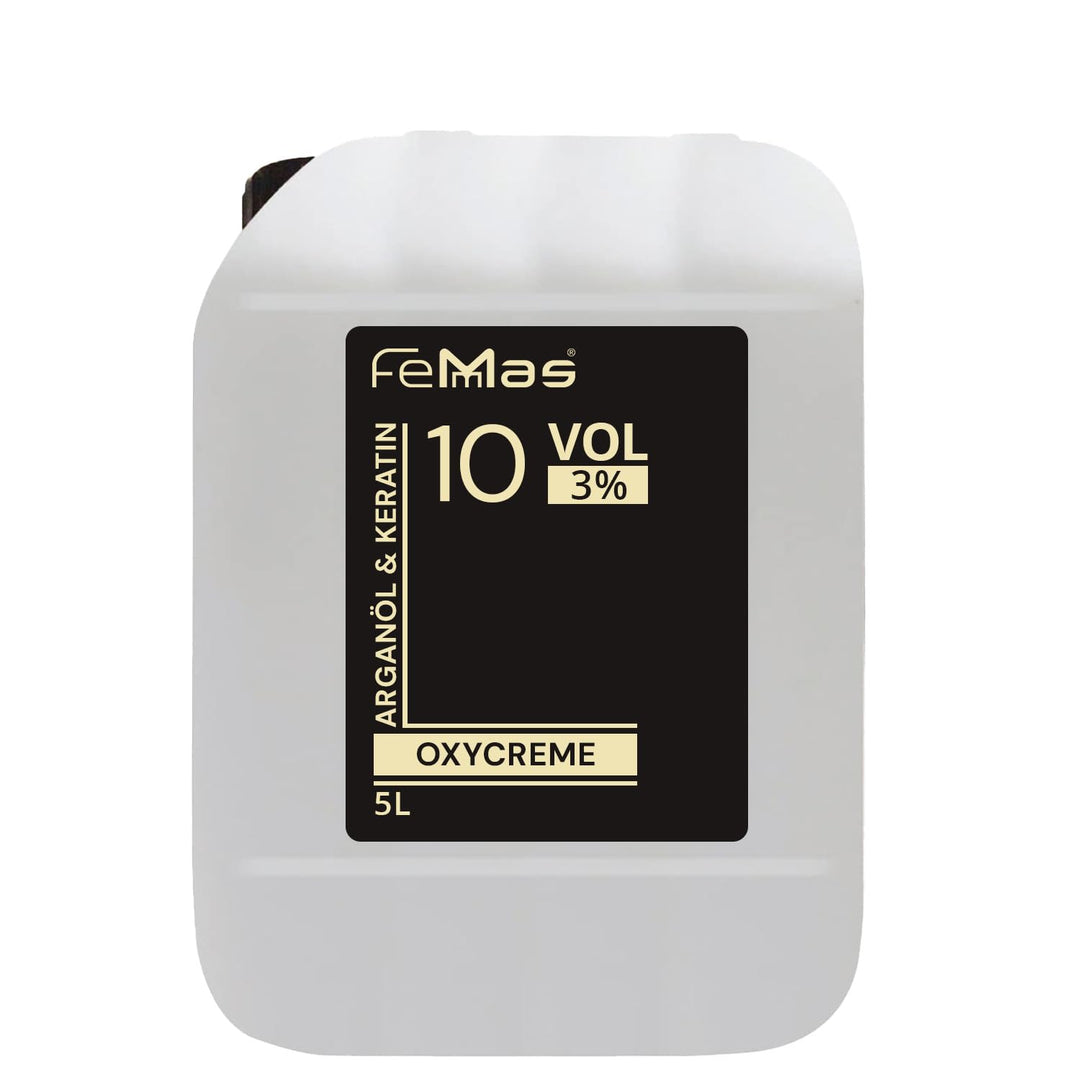 FemMas Oxycreme in 3% 5000 ml I Oxidationsmittel zum Haare färben & Tönen I Leichte Anwendung & opti