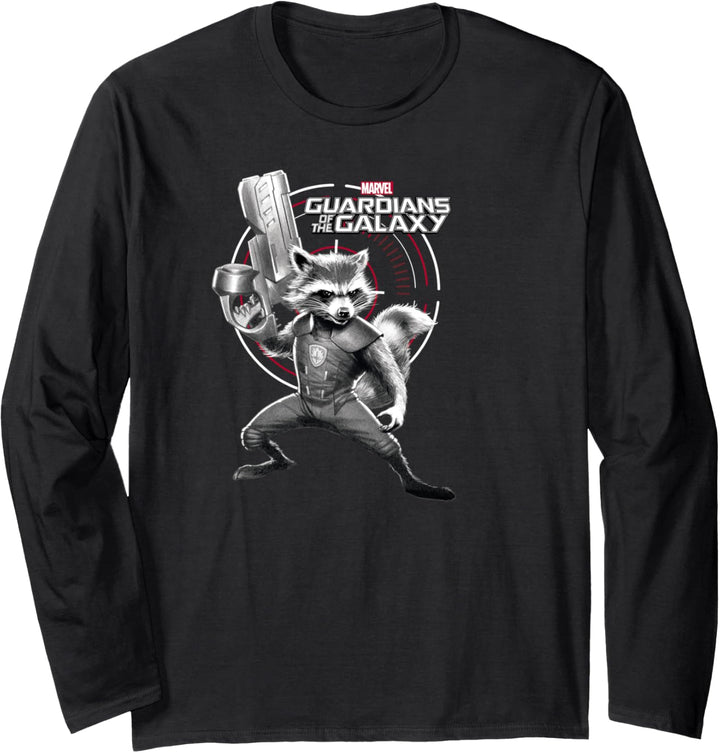 Marvel Guardians Of The Galaxy Rocket Target Langarmshirt