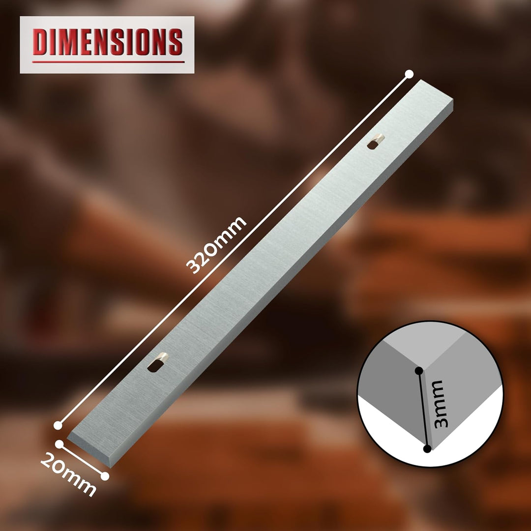 Für 319 mm DeWalt DW733 Typ 2 Hobelmesser 1 Paar nur passend für DW733 Typ 2 Maschine hergestellt vo
