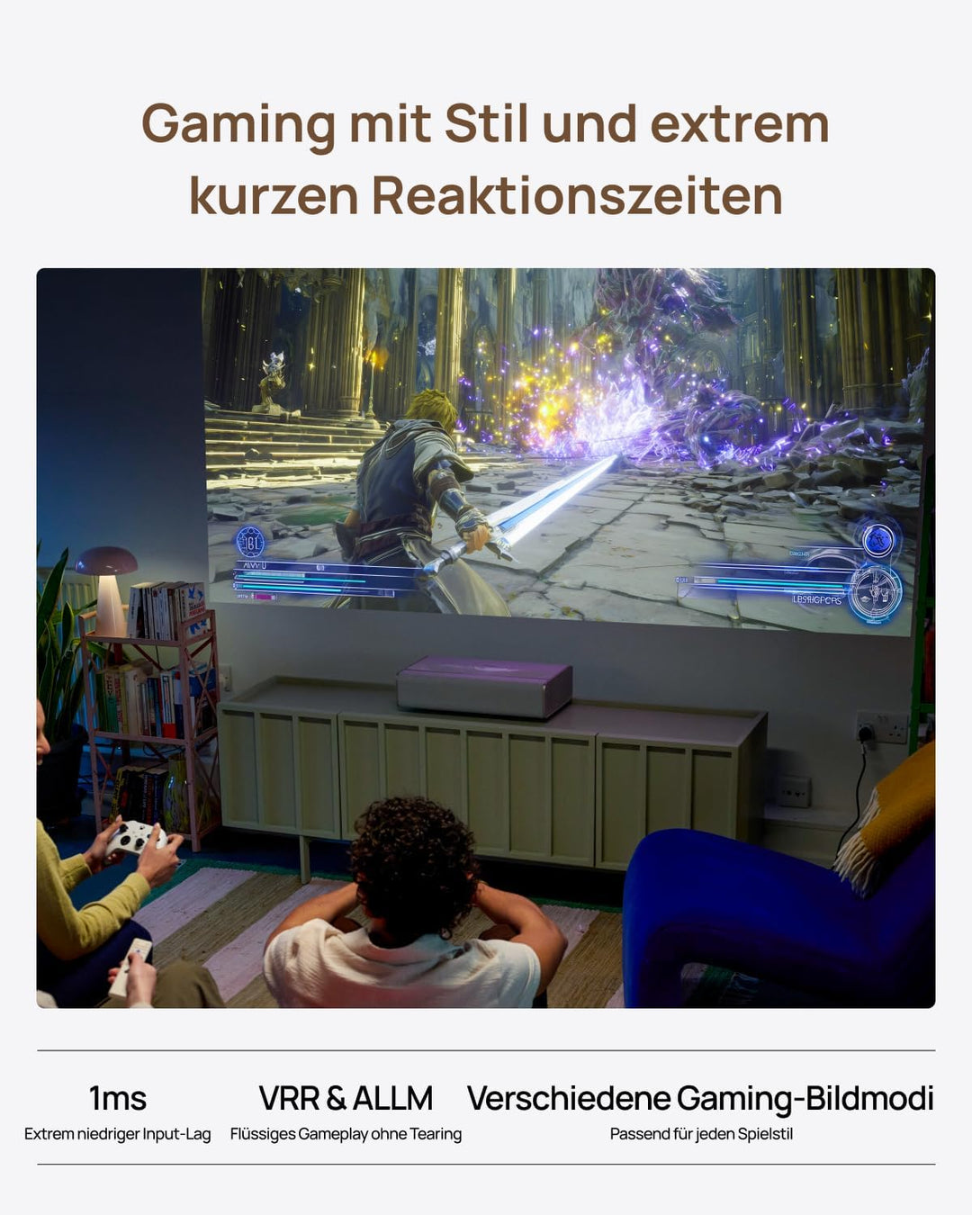XGIMI MIRA 4K Ultrakurzdistanz Beamer &amp; Laser TV, 2000 ISO-Lumen