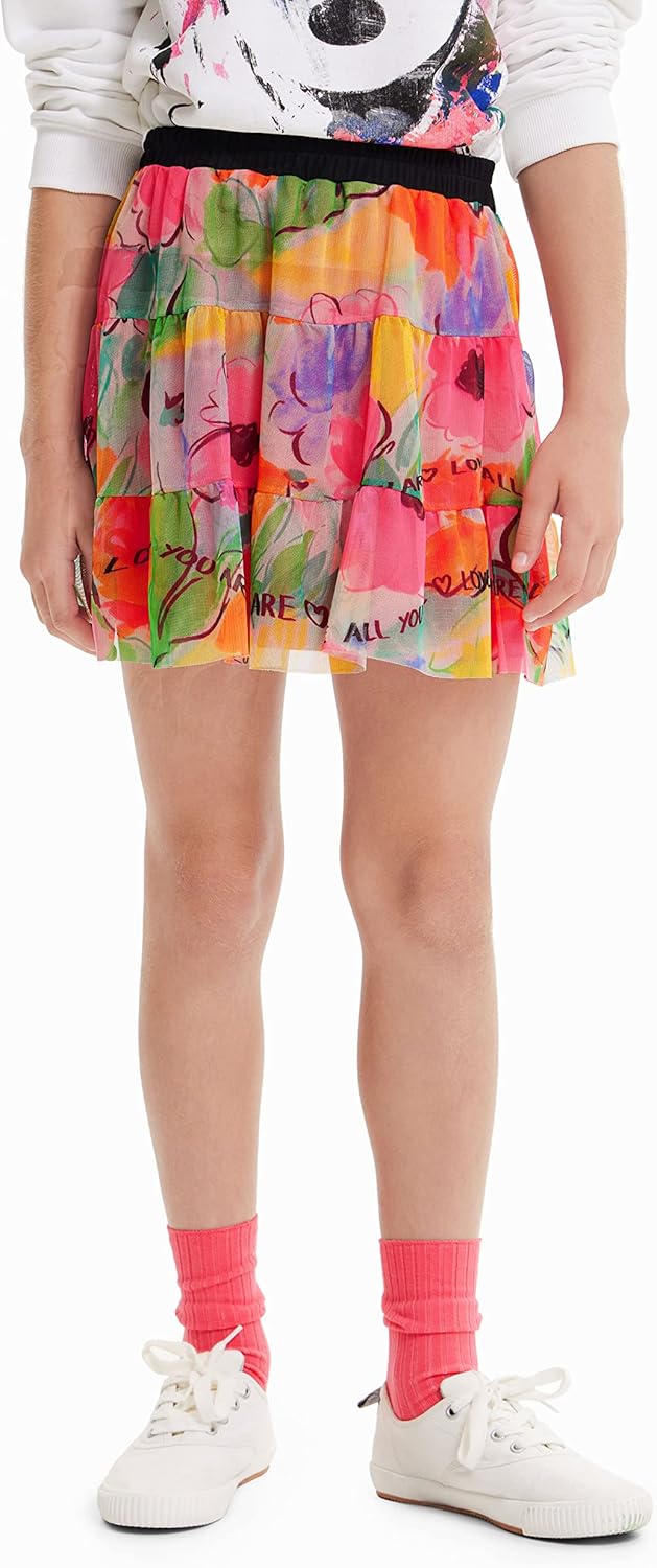 Desigual Mädchen Skirt 14 Jahre Rot, 14 Jahre Rot