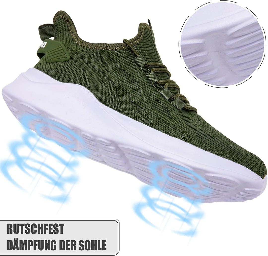 ZMBCYG Herren Sportschuhe Laufschuhe Turnschuhe Schuhe Strassenlaufschuhe Tennisschuhe Sneaker 39 EU