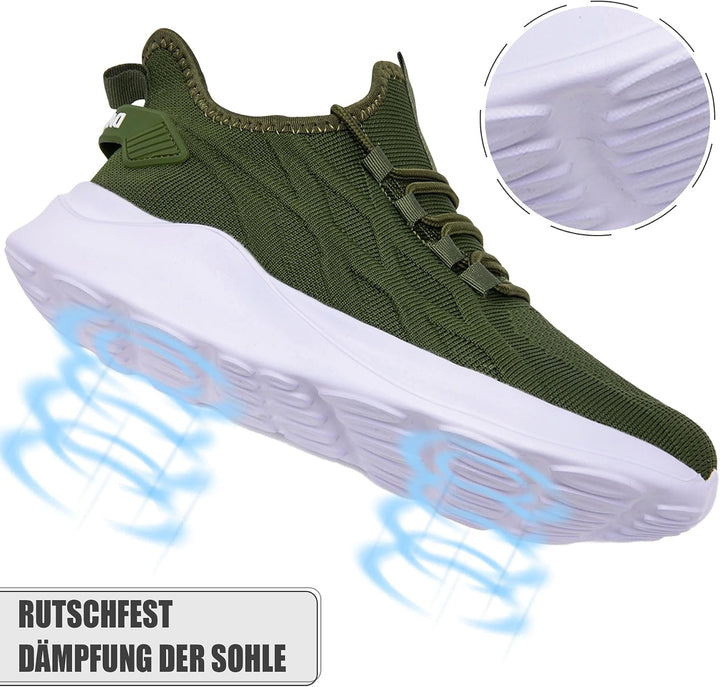 ZMBCYG Herren Sportschuhe Laufschuhe Turnschuhe Schuhe Strassenlaufschuhe Tennisschuhe Sneaker 39 EU