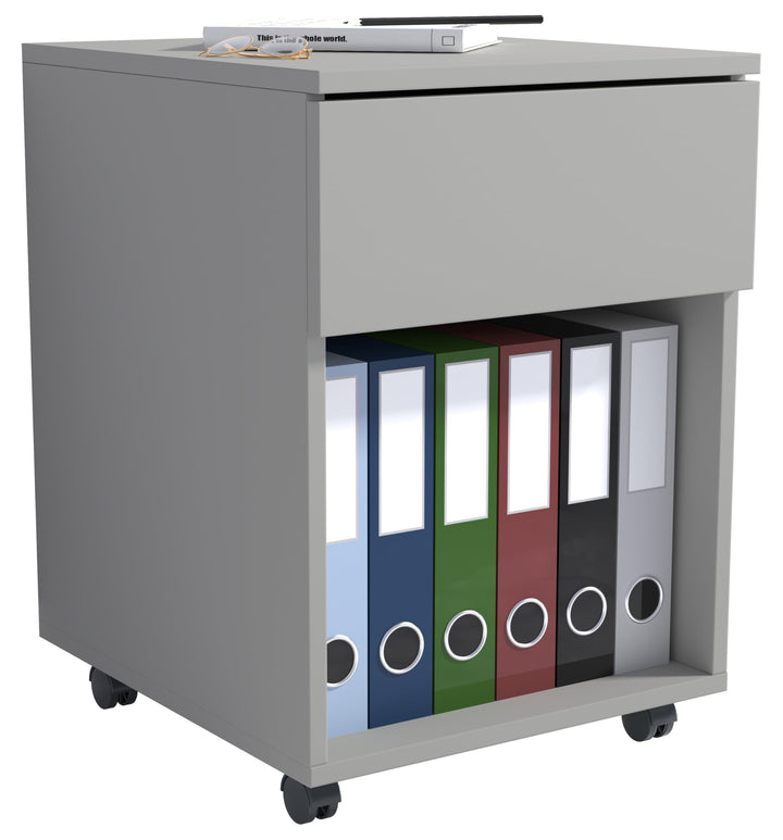 VCM Rollcontainer | Beistellcontainer mit Schubladen | Masse ca. H. 55 x B. 39 x T. 70 cm | Bürocont