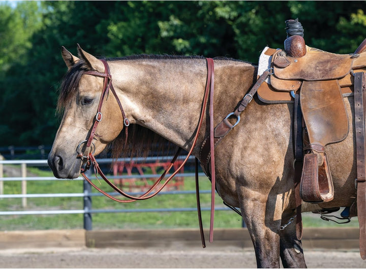 Weaver Leather ProTack Geölter Seilzug 5/8" x 8' Spaltzügel, 5/8" x 8' Spaltzügel