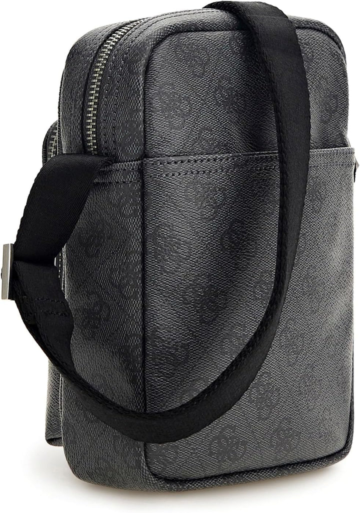 GUESS Unisex Vezzola Xbody Umhängetasche 14x20x4 cm Bla, 14x20x4 cm Bla
