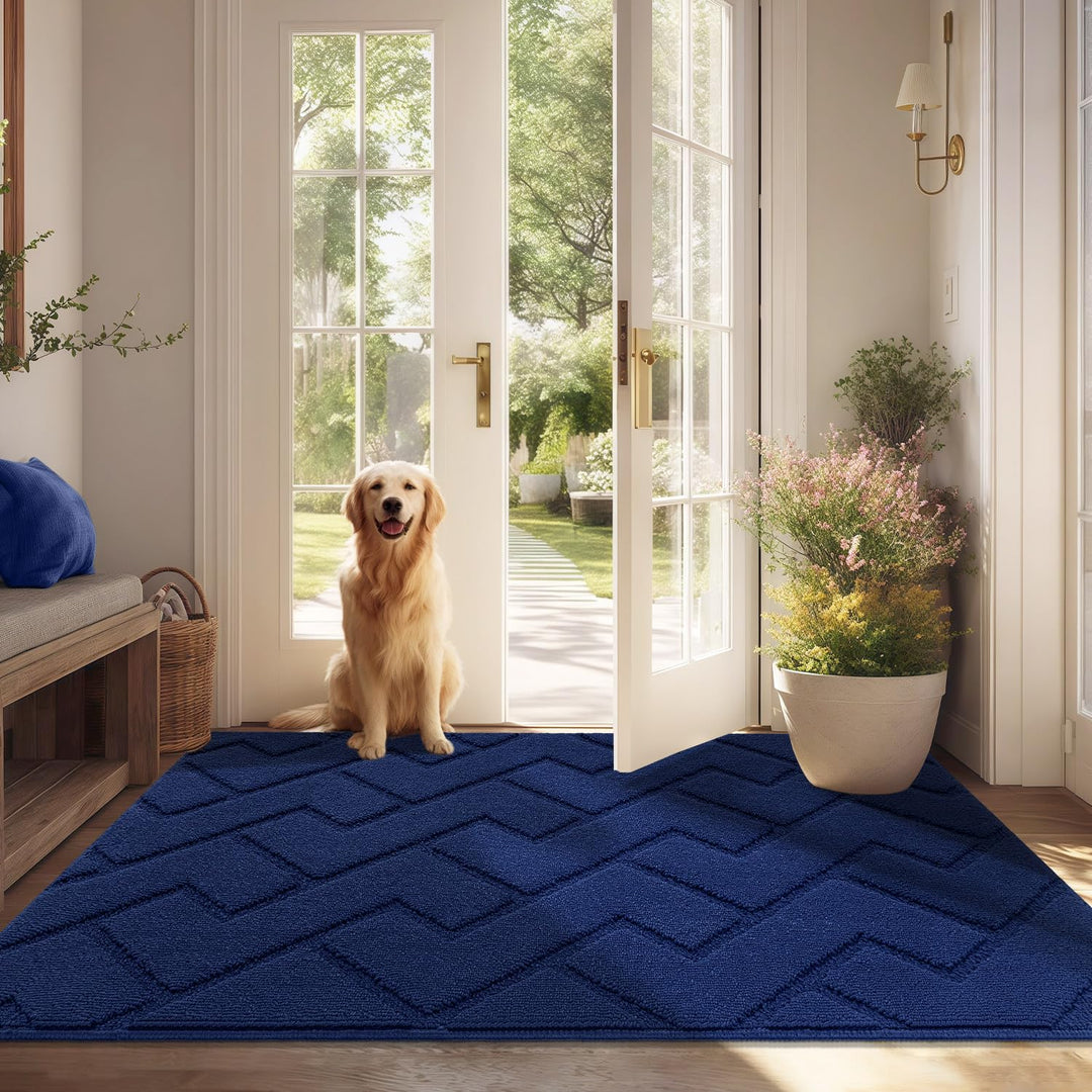 Fussmatte Innen Aussen Waschbar eingangsteppich innen Schmutzfangmatte rutschfest,Türmatte Innen Tep