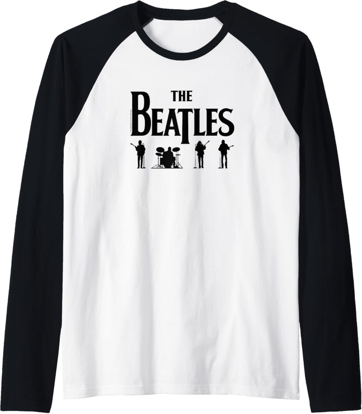 The Beatles Band Let It Be Silhouetten Raglan