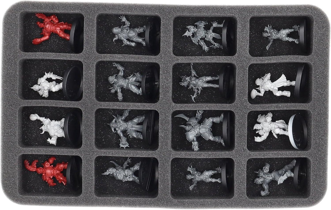 Feldherr Half-Size Case 50 kompatibel mit Blood Bowl - 16 Miniaturen