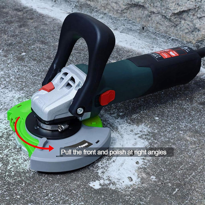 Diment Power Universal Absaughaube für Winkelschleifer mit Bürstenkranz 115/125