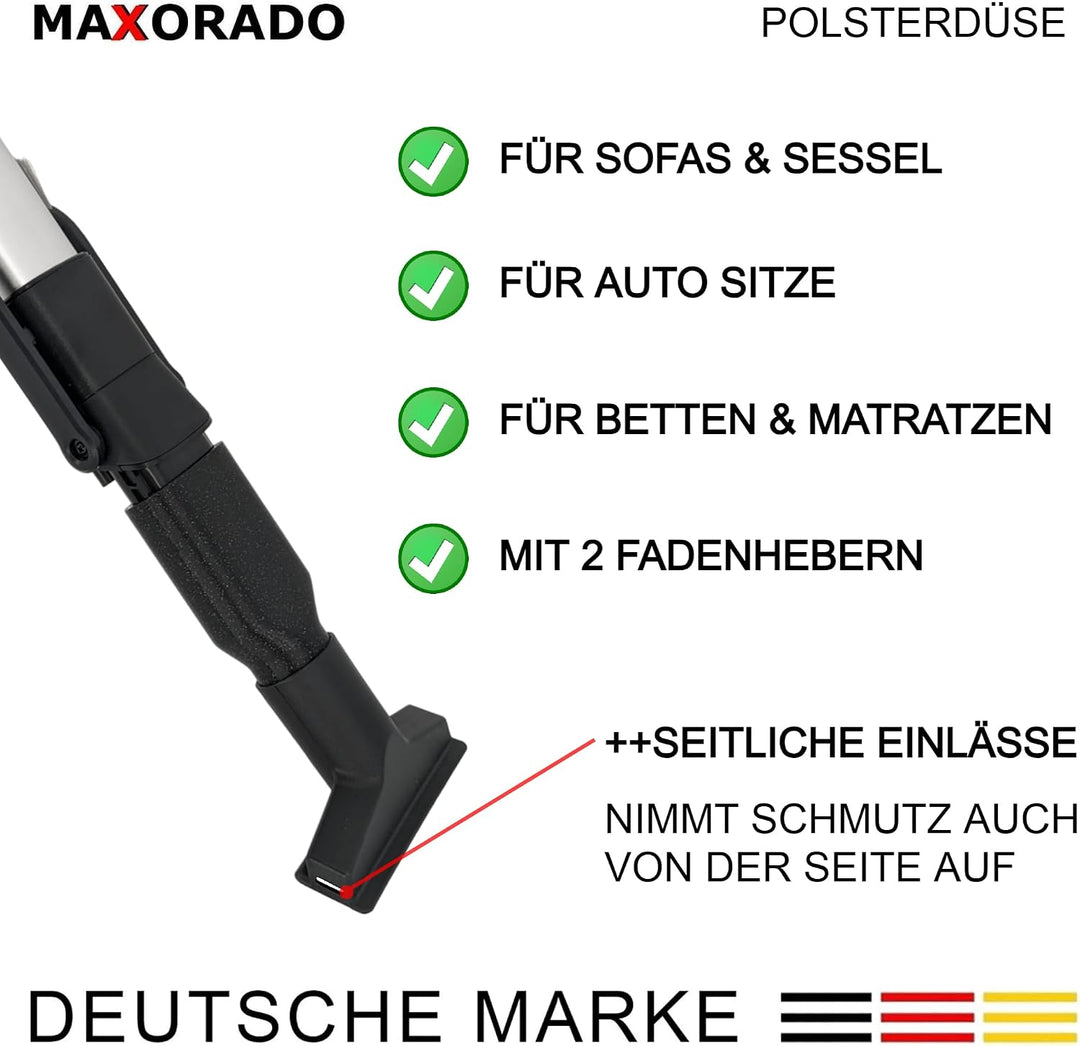 Staubsauger Polsterdüse kompatibel mit Philips Speedpro I Max I Aqua Ersatzteil Zubehör Ersatzteile