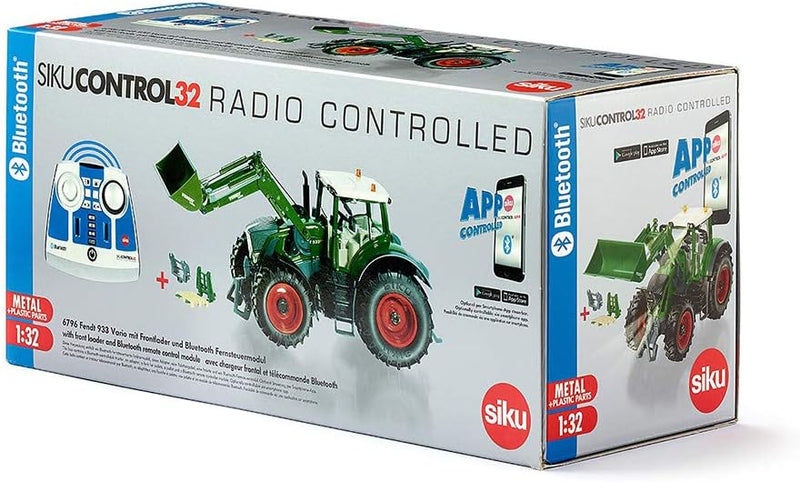 siku 6796, Fendt 933 Vario Traktor mit Frontlader, Grün, Metall/Kunststoff, 1:32, Ferngesteuert, Ink