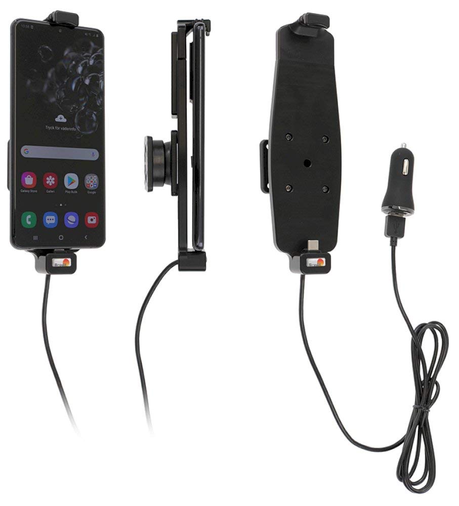 Brodit Gerätehalter 721218 | Made IN Sweden | mit Ladefunktion für Smartphones - Samsung Galaxy S20