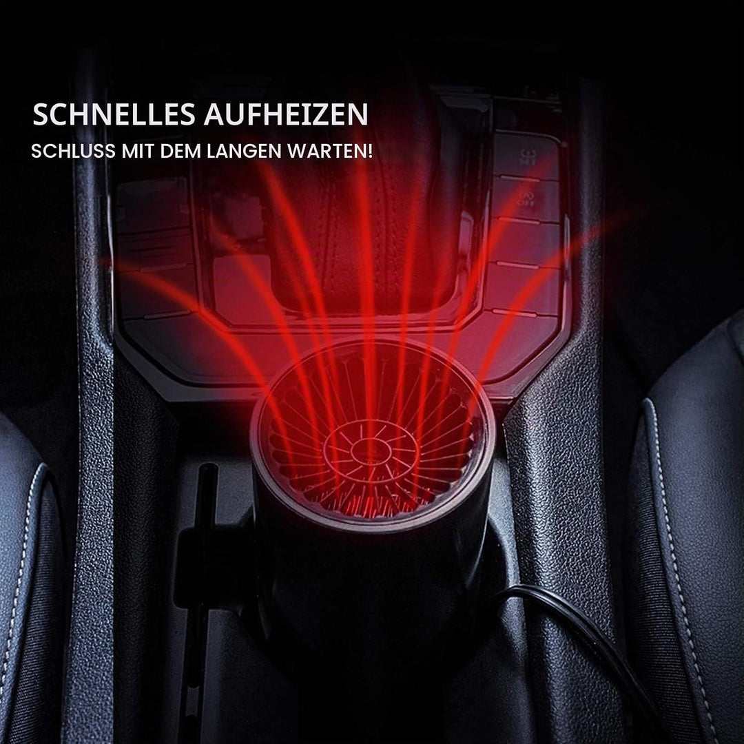 2 in 1 Auto Cooling Heizlüfter mit Saugnapf 150 W Tragbarer 12 V Zigarettenanzünder für Auto Camping