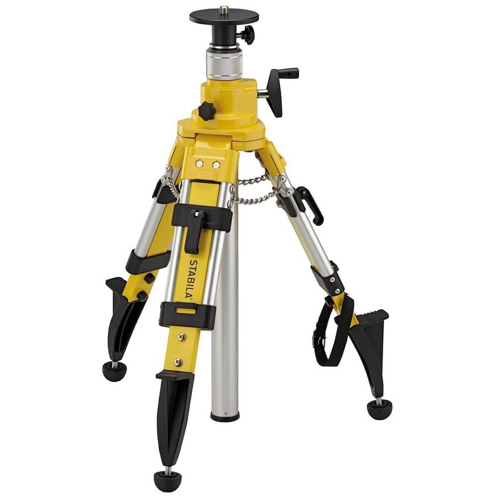 STABILA Kurbelsäulen-Baustativ BST-K-M, für Laser und Nivelliergeräte, Höhe: 69–170 cm, 5/8"-Gewinde