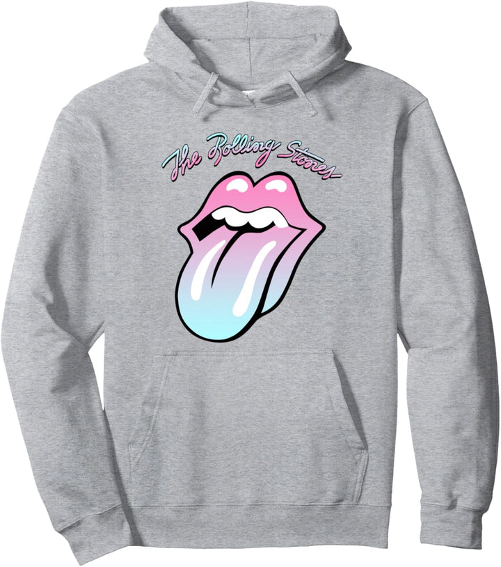 Offizielle Rolling Stones Gradient Zunge Pullover Hoodie