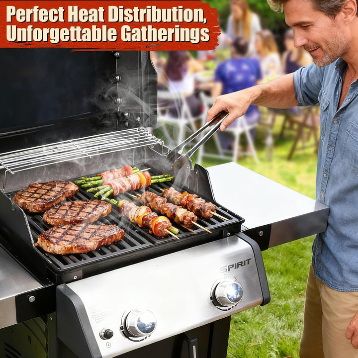 Denmay 7637 44,5 x 26cm Grillrost für Weber Spirit I & II E210, E220, S210, S220 (mit vorderen Brenn