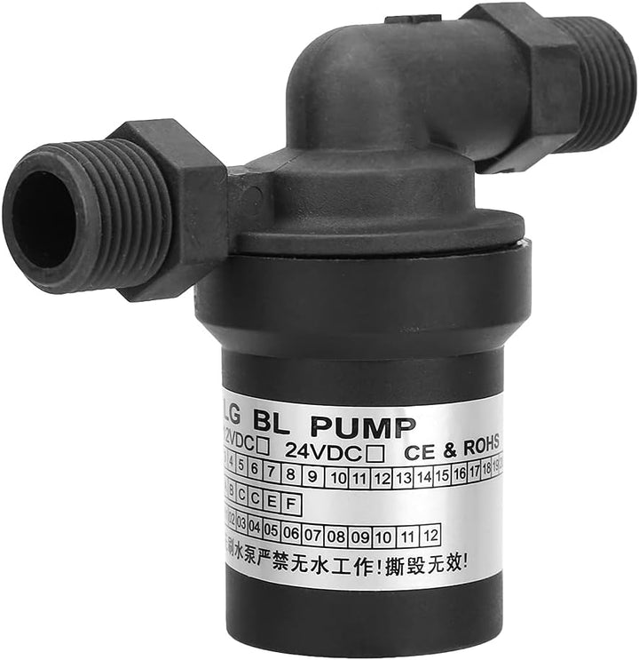 24V 18W DC Brushless Umwälzpumpe Solar Hochtemperatur Wasserpumpe für Warmwasserbereiter