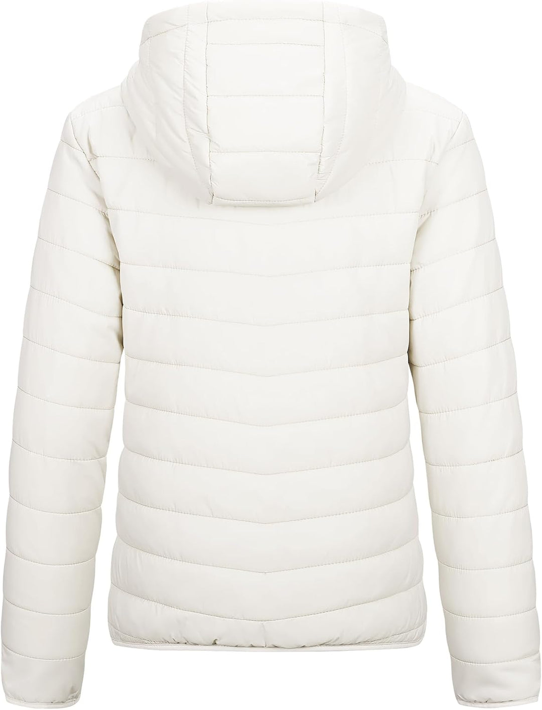Outdoor Ventures Damen Steppjacke Leichte Packbare Übergangsjacke Warme Winterjacke mit Kapuze für F