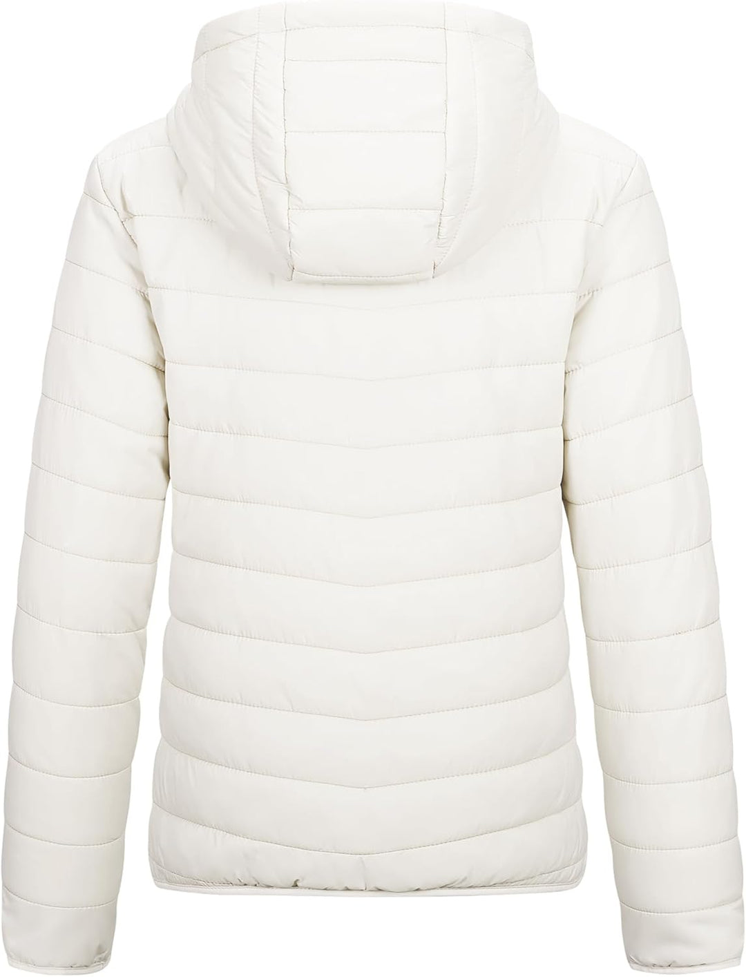 Outdoor Ventures Damen Steppjacke Leichte Packbare Übergangsjacke Warme Winterjacke mit Kapuze für F
