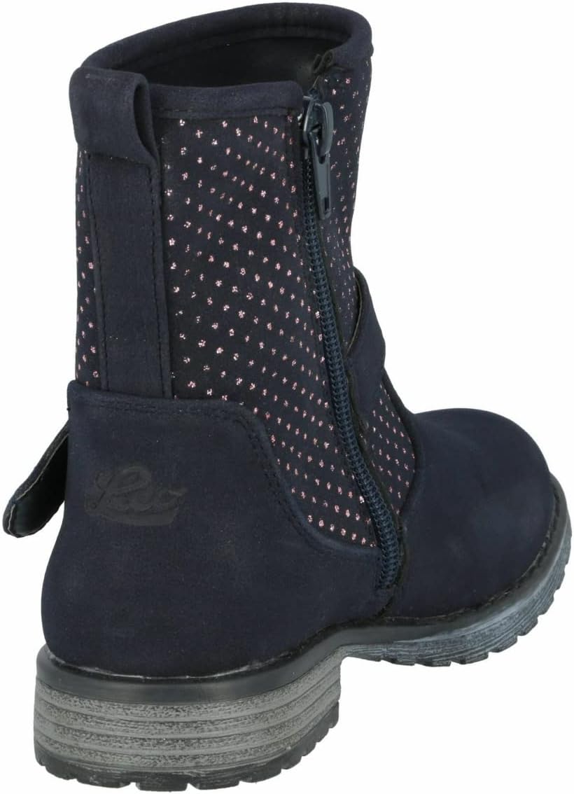 Lico Mädchen Laurie Mode-Stiefel 28 EU Marine Rosa, 28 EU Marine Rosa