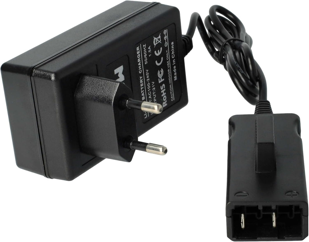 vhbw 220V Netzteil Ladegerät Ladekabel kompatibel mit Werkzeug Gardena High Delimber TCS Li-18/20, L
