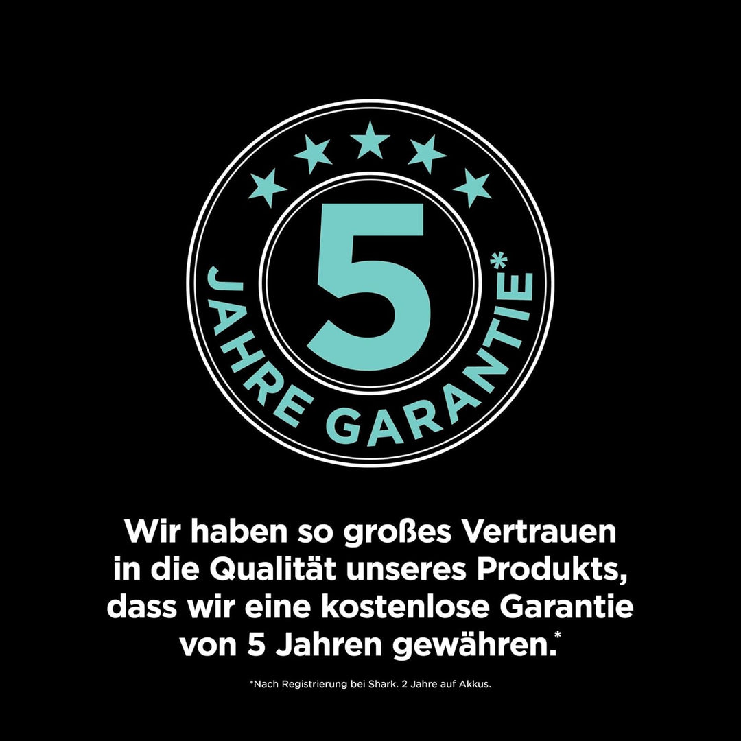 Shark PowerPro Akku-Staubsauger freistehend, bis 50 Min. Laufzeit, kabellos, beutellos, für Tierhaar