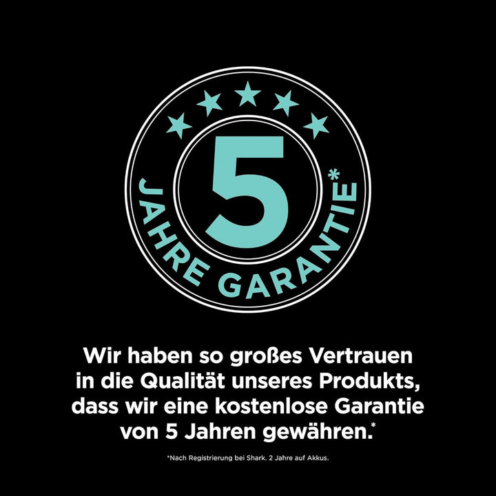 Shark PowerPro Akku-Staubsauger freistehend, bis 50 Min. Laufzeit, kabellos, beutellos, für Tierhaar