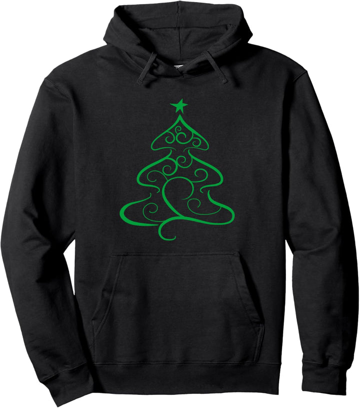 Tannenbaum Weihnachtsbaum Weihnachtsmann Nikolaus Geschenk Pullover Hoodie
