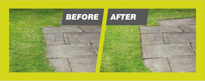 RYOBI 18 V ONE+ Akku-Rasenkantenschneider RY18EGA-0 (Verstellbarer Griff, 22 cm Messer, 4-stufige Sc