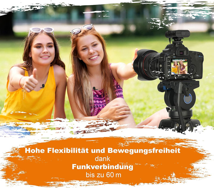 Walimex pro Boya WM4 Pro K-2 Mikrofon 3er Set