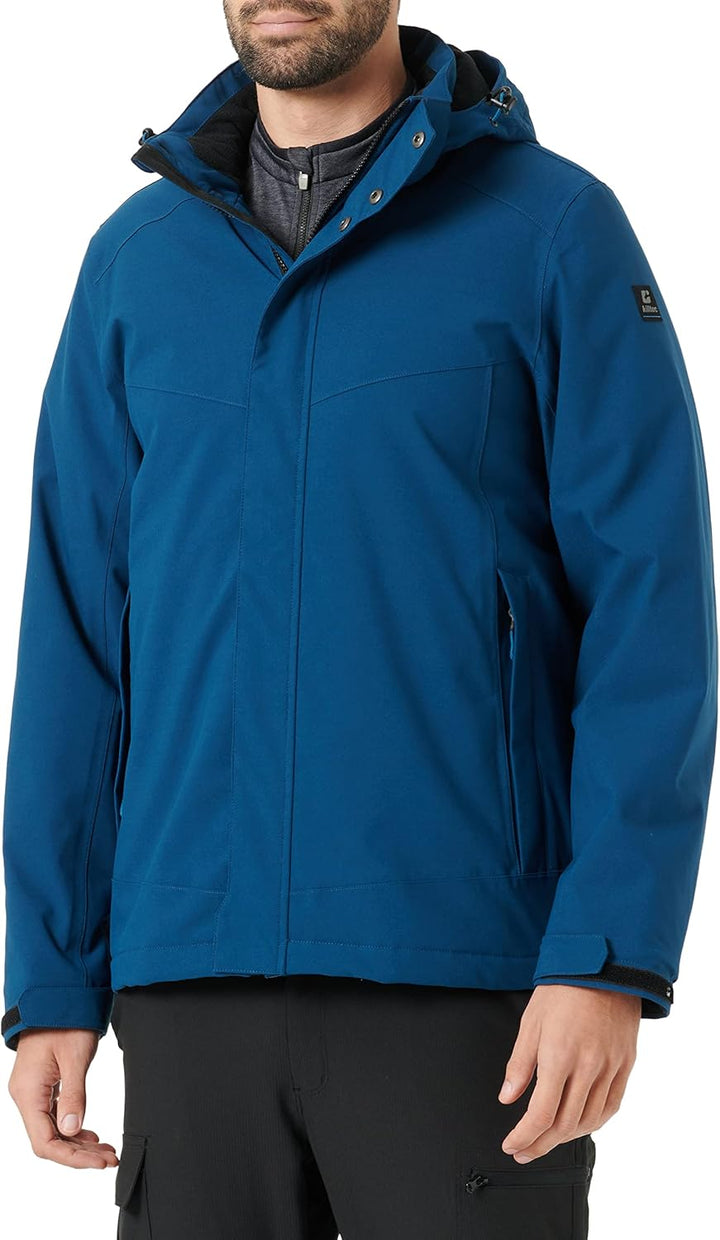 Killtec Herren Outdoorjacke Funktionsjacke mit abzippbarer Kapuze KOW 148 MN Jckt wasserdicht, atmun