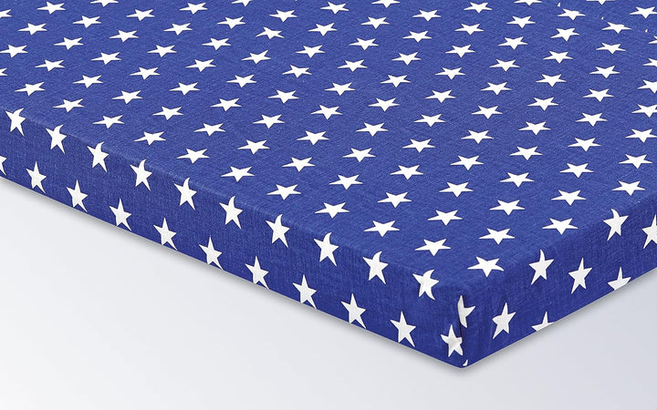 bambini 086603 Kinderreisematratze Star, blau