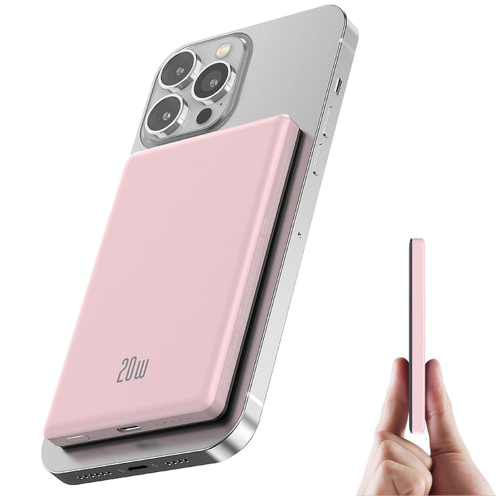 New iPhone Powerbank für Magsafe, Ultra Slim Magnetische Power Bank 5000mAh | Ultradünn &amp; leicht,